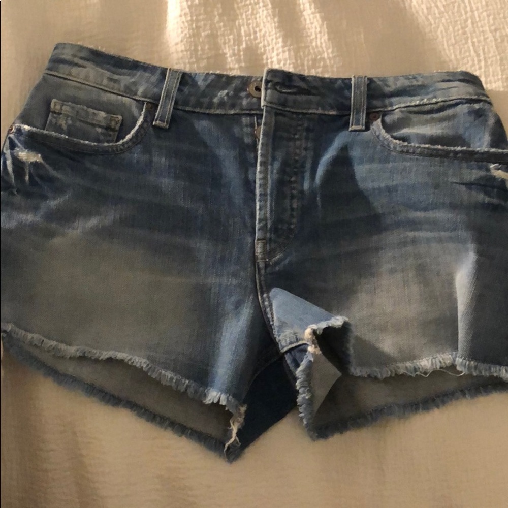 Denim shorts